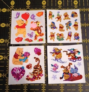 Vintage Sticker Lot Sandylion Bears Prism Hearts Mix Winnie The Pooh - Picture 1 of 6