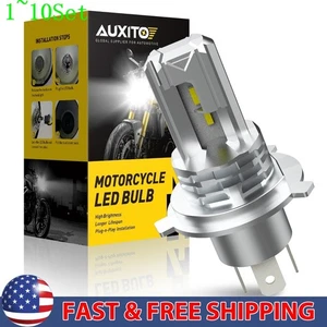 Fanless 9003 H4 LED Headlight Hi/Low Beam Bulb FOR Motorcycle Bright 1-10Set - Picture 1 of 13