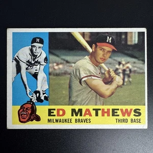 1960 Topps - Eddie Mathews #420 Braves - Bild 1 von 1