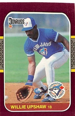 1987 Donruss Opening Day #30 Willie Upshaw - Image 1 of 2