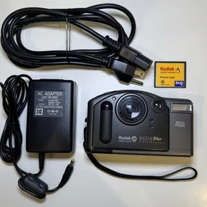 Kodak DC210 Plus Digital Camera w/ AC Adapter & 8 MB CF Card – Tested & Working - Picture 1 of 24