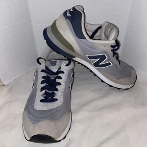 New Balance 515 Men’s Sz 10.5 Gray W/Blue Accents Athletic Shoe ML515GB - Picture 1 of 13