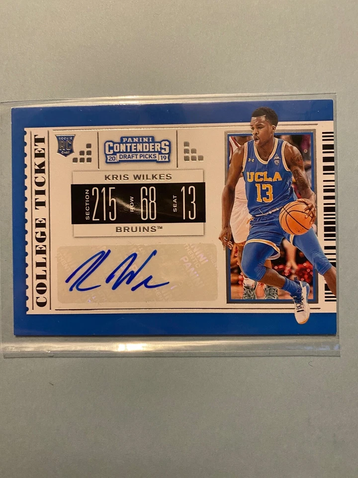 A34,908 - 2019-20 Panini Contenders Draft Picks #97 Kris Wilkes Auto RC - Image 1 of 1