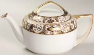 Tapa de olla de té Noritake 20056 Art Deco 1909 diseño de oro negro blanco ¡Lee!¡! - Imagen 1 de 1