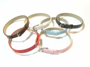 Kunstlederarmband für Schiebeperlen Wechselschmuck Farbwahl Modeschmuck - Bild 1 von 2