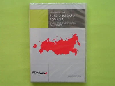 NEU SD CARD NAVIGATION FORD MFD RUSSLAND 2018 B C MAX FOCUS KUGA RANGER TRANSIT - Bild 1 von 4