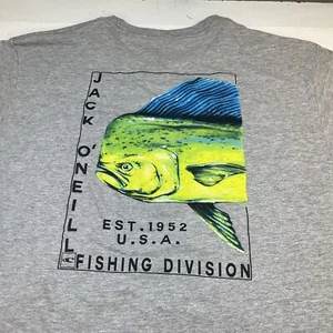 CAMISETA JACK O'NEILL División de Pesca Talla Para Hombre L Mahi Mahi Fish - Imagen 1 de 5
