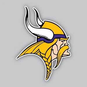 Minnesota Vikings Vinyl Sticker/Calcomanía -NFL Football - US Bank -NFC -Twin Cities - Imagen 1 de 2