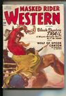 Masked Rider Western- Fall 1946-Thrilling-Jerome Rozen cover art-Hero pulp-Ri...