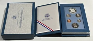 1987 U.S. Mint Proof Silver Prestige Set "CONSTITUTION" Box & COA (6 Coin) - Picture 1 of 3