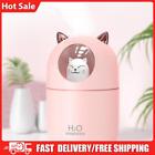 Ultra Quiet 300Ml Air Mist Purifier With Night Light For Home Car Usb Pink