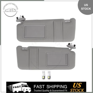 For 07-11 Toyota Camry 2x RH LH Sun Visor W/ Sunroof + License plate Light Free - Picture 1 of 11