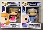 FUNKO POP CINDERELLA  738 and FAIRY GODMOTHER 739  Set New