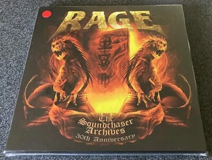 RAGE-THE SOUNDCHASER ARCHIVES-2014 RED VINYL 4xLP-250 ONLY-AVENGER-NEW & SEALED - Imagen 1 de 3