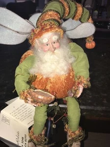 MARK ROBERTS PASTEL DE CALABAZA HADA CON PALO DE CANELA 15” Nuevo - Imagen 1 de 10