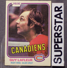 GUY LAFLEUR 1981/82 O-Pee-Chee #177 Montreal Canadiens HOF