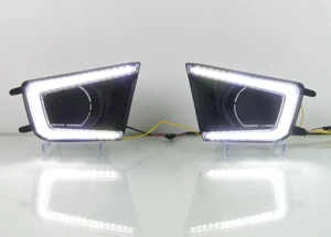 Pair LED Daytime Running Light Lamp DRL Turn For Toyota Tacoma 2012-2014 - Bild 1 von 8