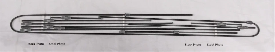 Brake Line Kit 10 Piece Fits Volkswagen Super Beetle 1974-1979 With Disc Brakes - Image 1 of 1