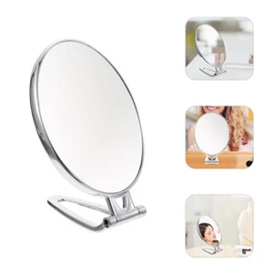Beauty Handheld Mirror Two-sided Makeup Double Miss with Magnification - Picture 1 of 12