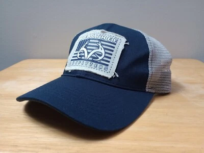REALTREE FISHING - Azul - Sombrero trasero de malla con parche con logotipo bordado Foto 1 de 4
