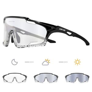 Photochromic Sunglasses Men Full Frame MTB Sport Glasses Women Driving Eyewear