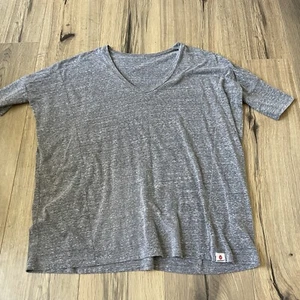 Vimmia Gray Dolman Short Sleeve Scoop Neck Tee Size XS Small Pure Barre GUC - Picture 1 of 8