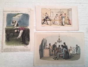 Collection of Three Original Antique Billiard Prints and Advertisement-Only $45. - Picture 1 of 1
