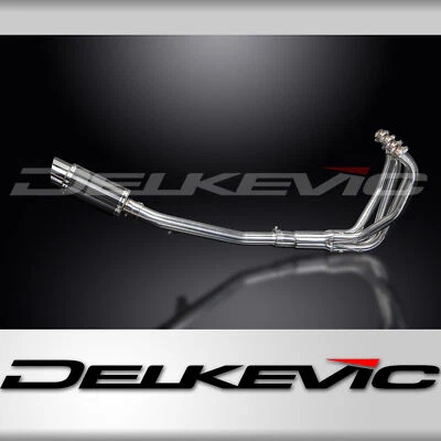 Silenciador de carbono redondo 4-1 8" escape completo Suzuki GSF600 Bandit 1995-2005 Foto 1 de 4