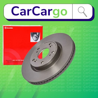 Par de discos de freno delanteros ventilados Brembo para Honda Civic 1.5 VTEC 2016-2022 293 mm Foto 1 de 4