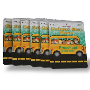 BiLingual English Spanish Educational Dry Erase Board Book for Children 6 Pk - Picture 1 of 7