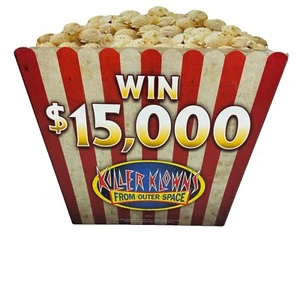 Spirit Halloween Killer Klowns from Outer Space Store Display Large Popcorn Box - Bild 1 von 13