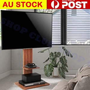 Heavy Duty TV Floor Stand 5-Levels Height Adjustable TV Mount Bracket Up To 65" - Picture 1 of 7