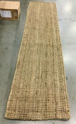 NATURAL 2'-3" X 9' Loose Threads Rug, Reduce price 1172644362 NF730C-29 - Image 1 of 4