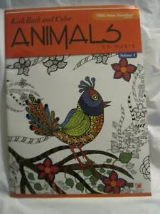 Color to Music~Animals Volume 1~Adult Coloring Book w/download~LBDE5 - Bild 1 von 3