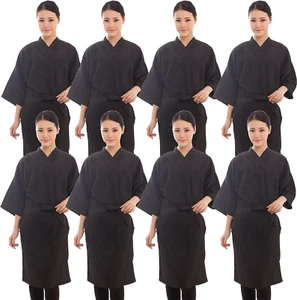 Salon Client Gown Cape, Hair Salon Smock for Clients- Kimono Style - Picture 1 of 7