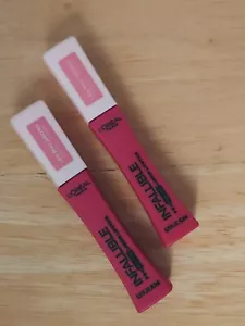2 L'OREAL PARIS Infallible Pro-matte Liquid Lipstick 828 Framboise Frenzy - Picture 1 of 11