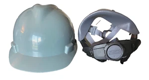 MSA 475364 V-Guard Cap Hard Hat, Fas-Trac III Ratchet Suspension - Navy Grey - Bild 1 von 4