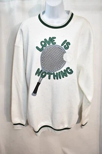 Sudadera Apliques Bordados Tenis Talla XXL - Imagen 1 de 8