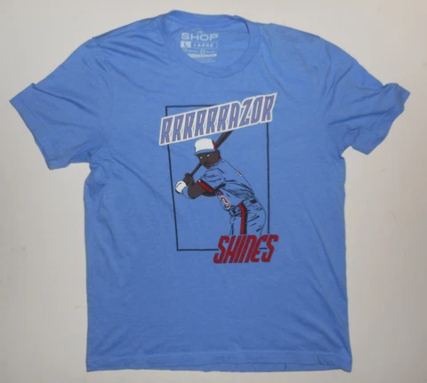 The Shop Indianapolis Indians RRRRAZOR SHINES T-Shirt - Large - Form Fitting Cover