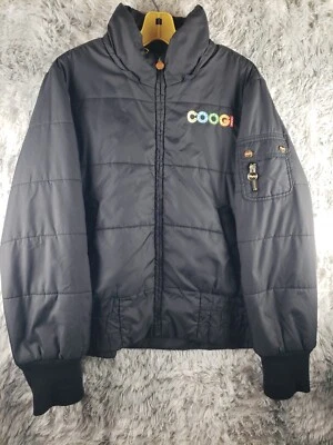 VINTAGE Coogi Black Puffer Coat/Jacket Size 2XL, Women's/ Mature Youth, see desc - Image 1 of 4