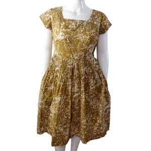 NWT Vintage 1950s Fit And Flare Dress Women's Size Large Party Dress New Pinup - Picture 1 of 5