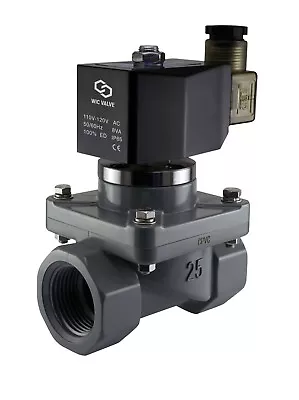 1" Inch Anti Corrosion Salt Water Acid Resistant Solenoid WIC Valve NC 110V AC - Image 1 of 3