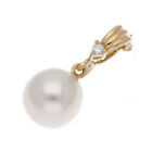 TASAKI pearl diamond top P:8.0mm D:0.01ct(Pendant drop(cm):Length1.0 Width0....