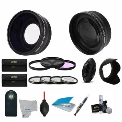 52MM Lens & Filter Kit for NIKON D3000 D3100 D3200 D3300 D5000 18-55mm ( 21 Pcs) - Image 1 of 4