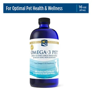 Nordic Naturals Omega 3 Pet - Omega-3 Fish Oil Promotes Overall Health, 16 Oz