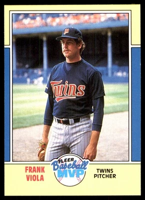 Frank Viola 1988 Fleer Béisbol Jugador Más Valioso #41 Mellizos MLB LEER ENVÍO GRATUITO AutographDen Foto 1 de 2