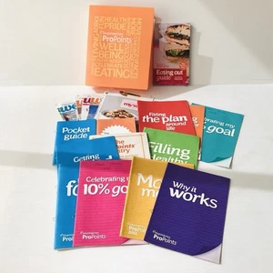 Weight Watchers Pro Points Folder Eating Out Guide Weekly Leaflets Booklets - Picture 1 of 21