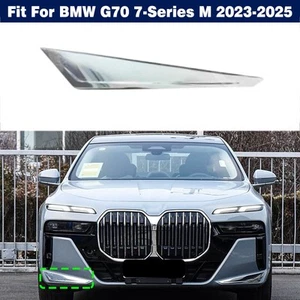 Right Chrome Front Bumper Lower Trim Molding For BMW G70 7-Series M 2023-2025 - Picture 1 of 7