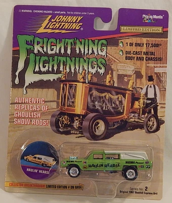 Haulin' Hearse Johnny Frightning Lightning Goulish Show Rods Metal Body-Chasiss - Image 1 of 4