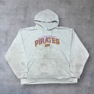Vintage Y2K university of eastern Carolina embroidered spell out mens Hoodie XXL - Picture 1 of 6
